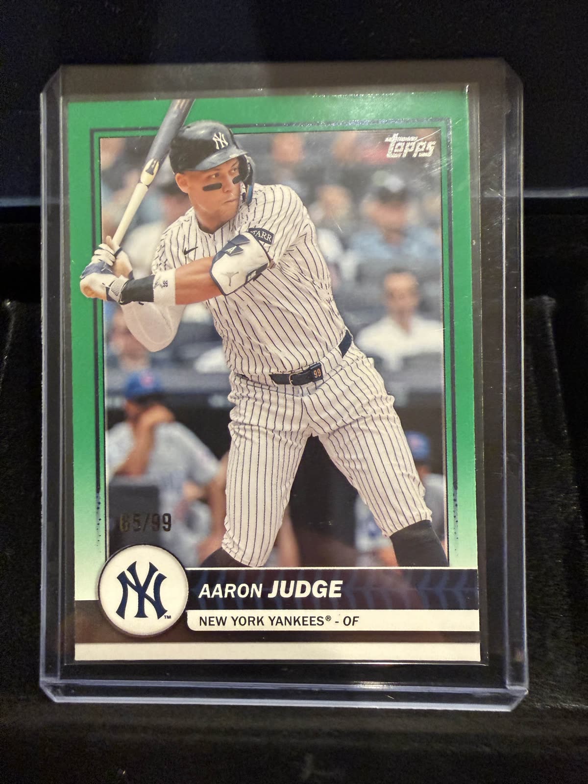 Aaron Judge 2026 Topps Series 1 Green Parallel /99