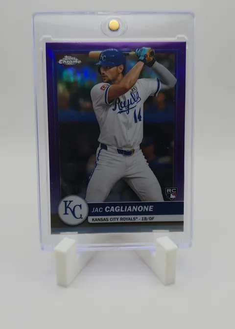 Jac Caglianone 2025 Topps Chrome Update Purple Refractor