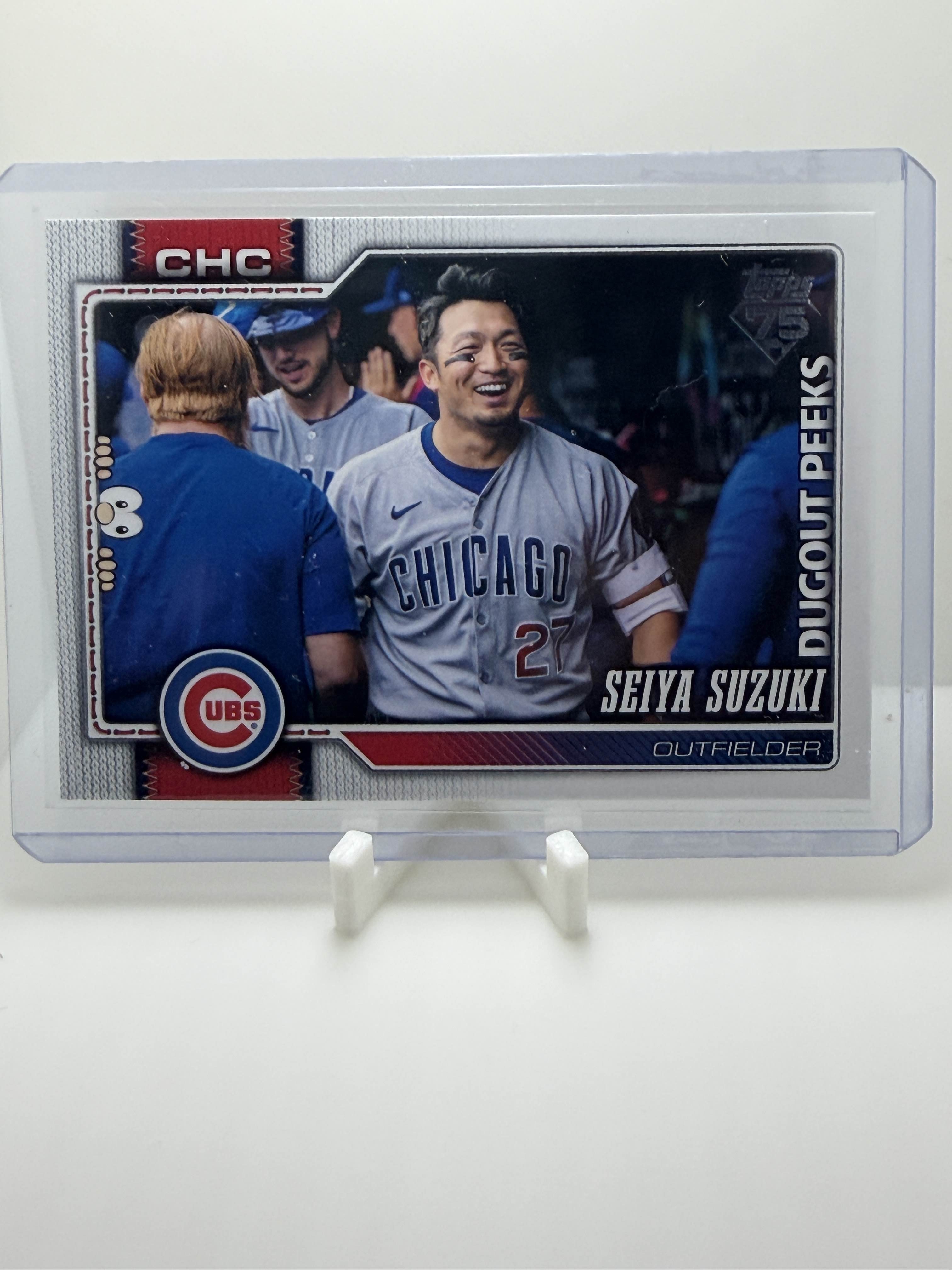 Seiya Suzuki 2026 Topps Series 1 Dugout Peeks SP #217