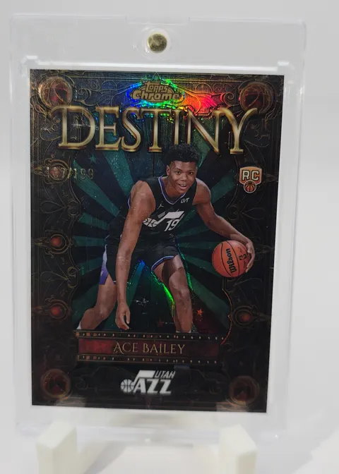 Ace Bailey 2025-26 Topps Chrome Basketball - Destiny #D-5
