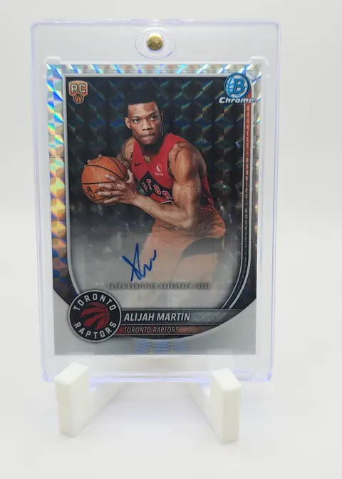 Alijah Martin 2025-26 Bowman Chrome Basketball - Rookie Autographs Mojo Refractor
