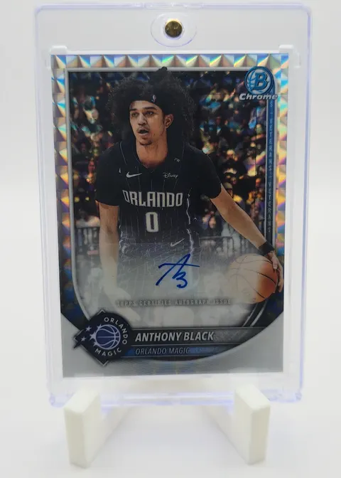 Anthony Black 2024-25 Bowman Chrome Basketball - Veterans Autographs Mojo Refractor