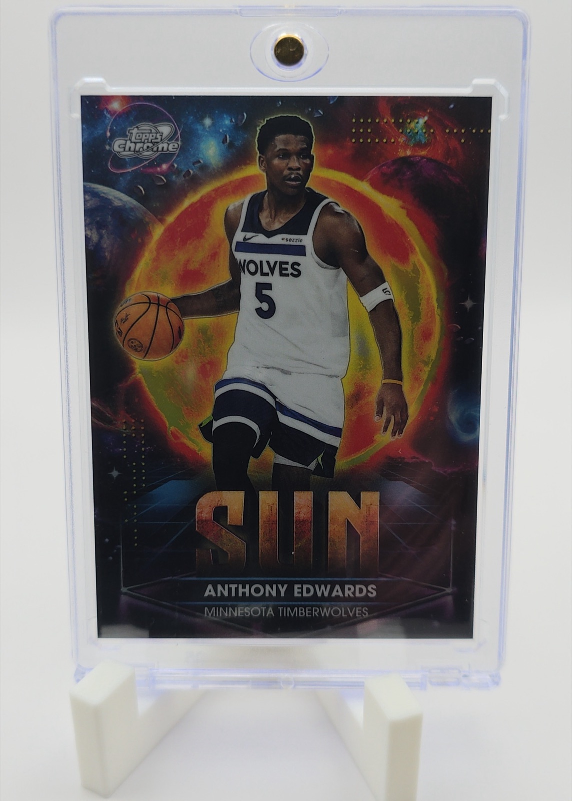 Anthony Edwards 2025-26 Topps Cosmic Chrome Basketball - SUN #PPS-5