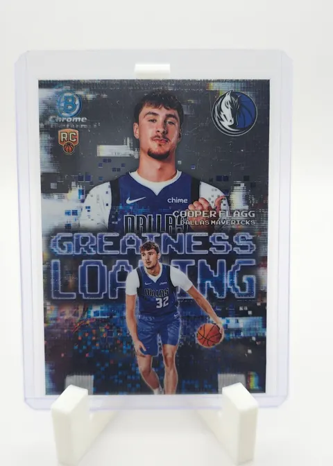 Cooper Flagg 2025-26 Bowman Chrome Basketball - Greatness Loading #GL-1 Refractor
