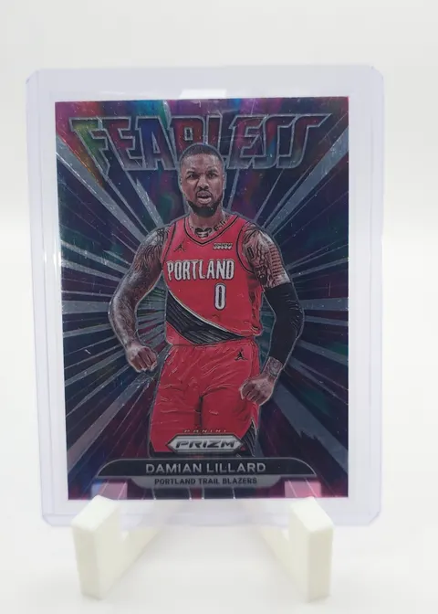 Damian Lillard Panini Prizm Basketball - Fearless