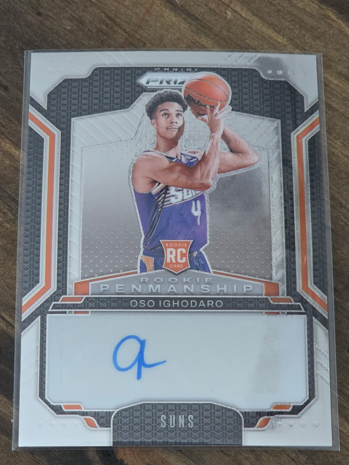 Oso Ighodaro 2024-25 Panini Prizm Rookie Penmanship Auto